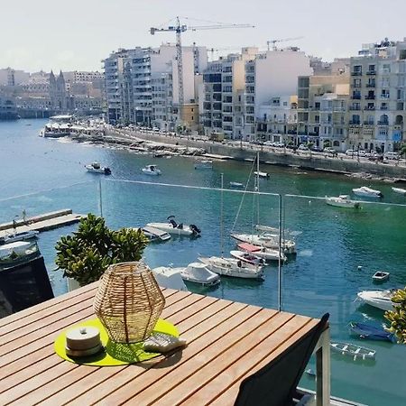 Ferienwohnung Splendid Seaside Retreat On Spinola Bay San Ġiljan Exterior foto